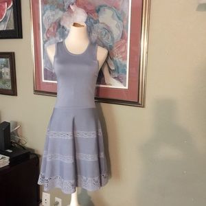 NEW Parker Alabama Knit & Leather Dress NWOT s